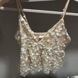 Altar'd State Floral Embroidered Women’s Top